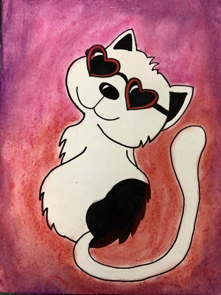 Hearts the Cat