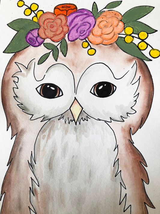 Floral Owl L2