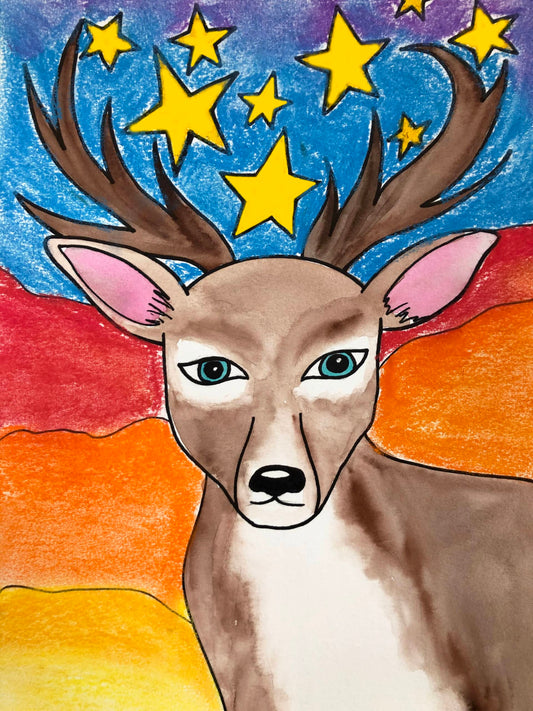 Deer In Stars L2